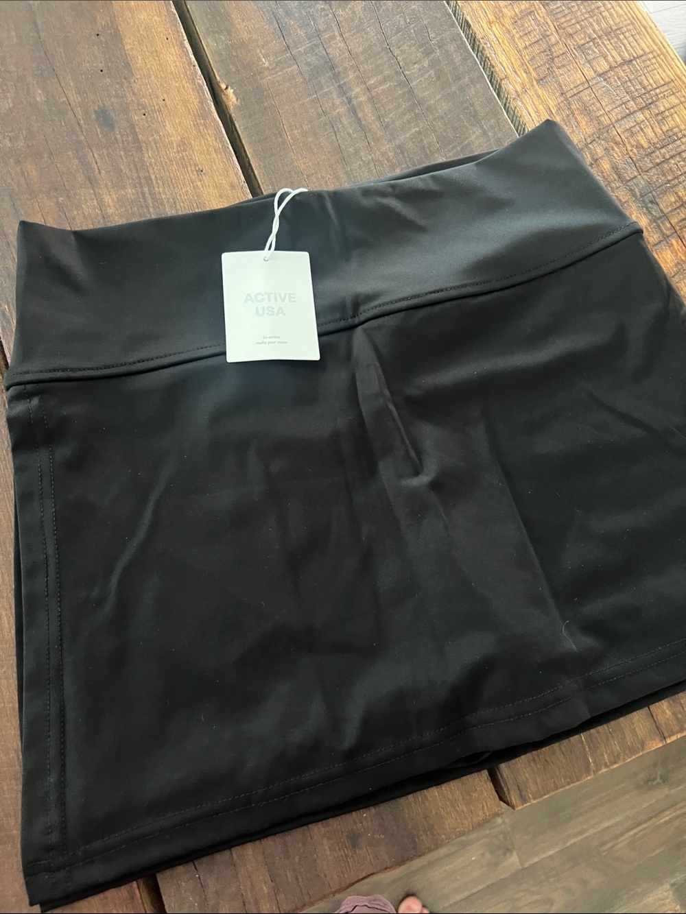 Active USA Black Performance Skort